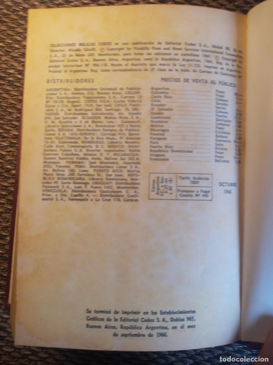 Libros de segunda mano: Selecciones B&eacute;licas codex (I), 1966 - Foto 3