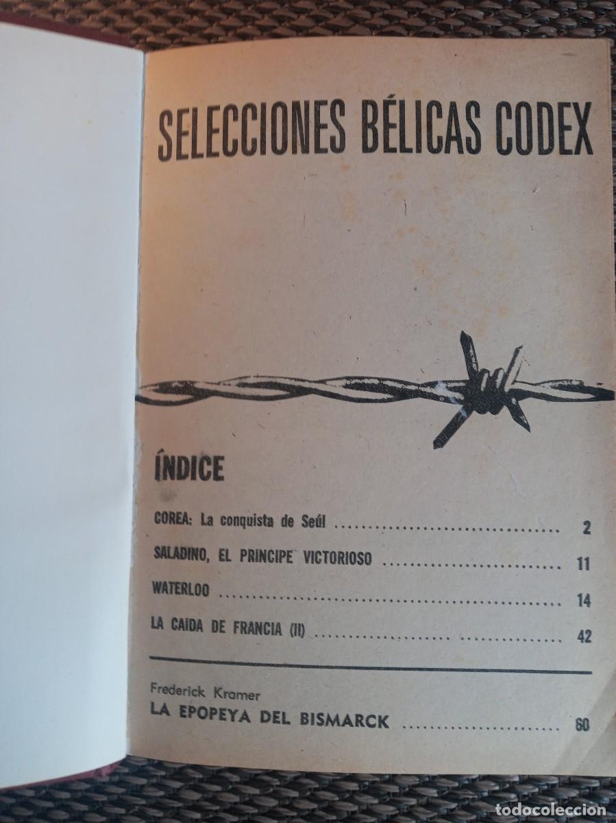 Libros de segunda mano: Selecciones B&eacute;licas codex (IV) - Foto 1