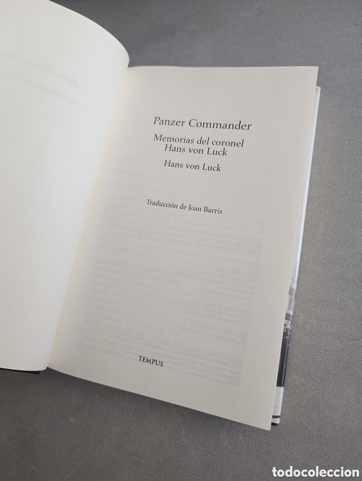 Libros de segunda mano: Panzer Commander. Memorias del coronel Hans Von Luck - Foto 4