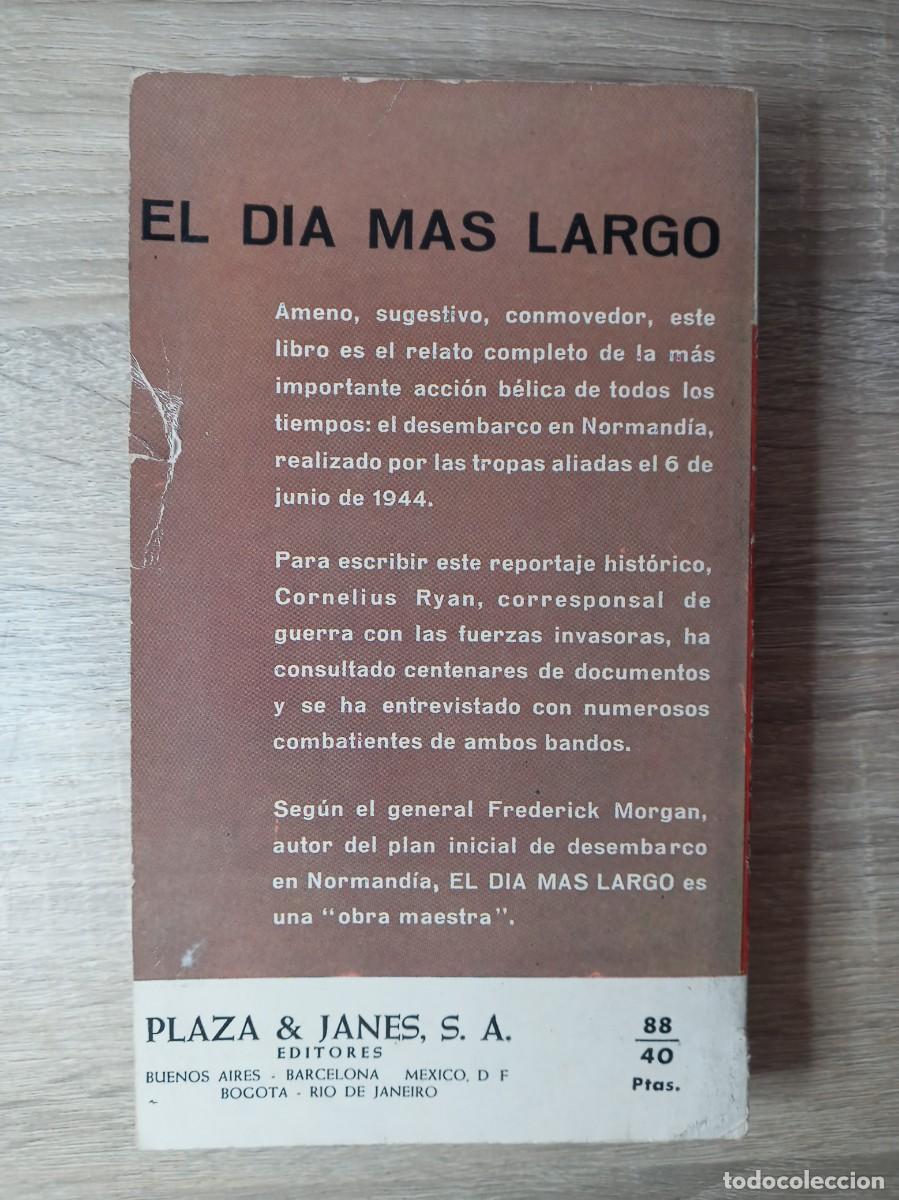 Libros de segunda mano: El d&iacute;a m&eacute;s largo, Cornelius Ryan, edici&oacute;n de bolsillo - Foto 4