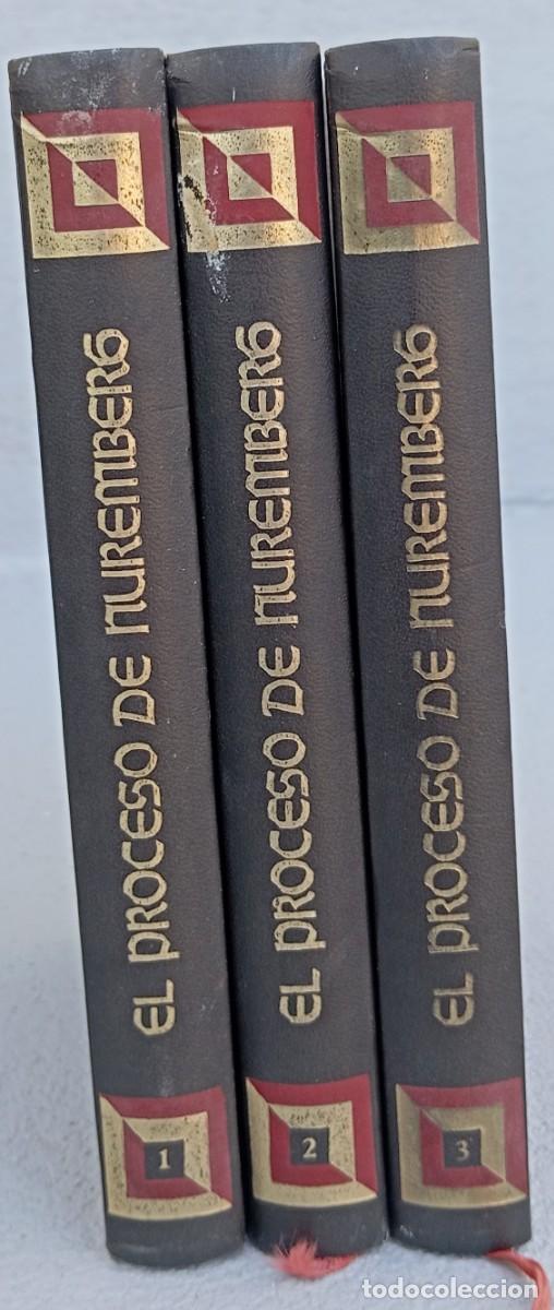 Libros de segunda mano: EL PROCESO DE NUREMBERG - 3 TOMOS - Foto 2