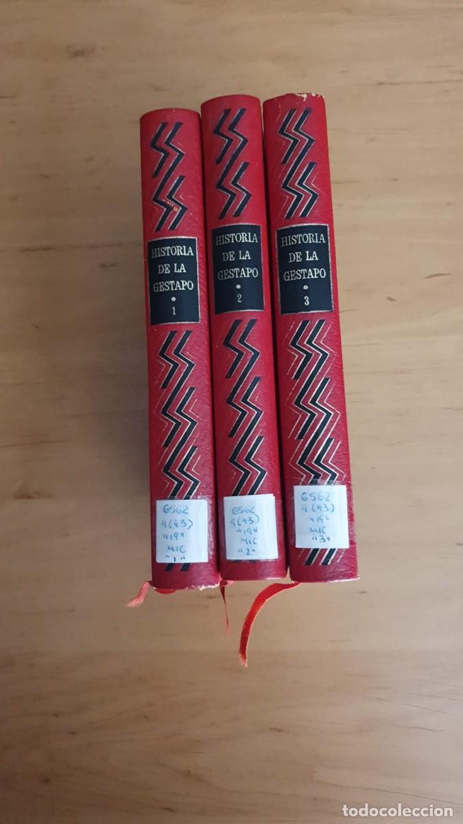 Libros de segunda mano: Lote de 3 Tomos de Historia de la Gestapo - Foto 1