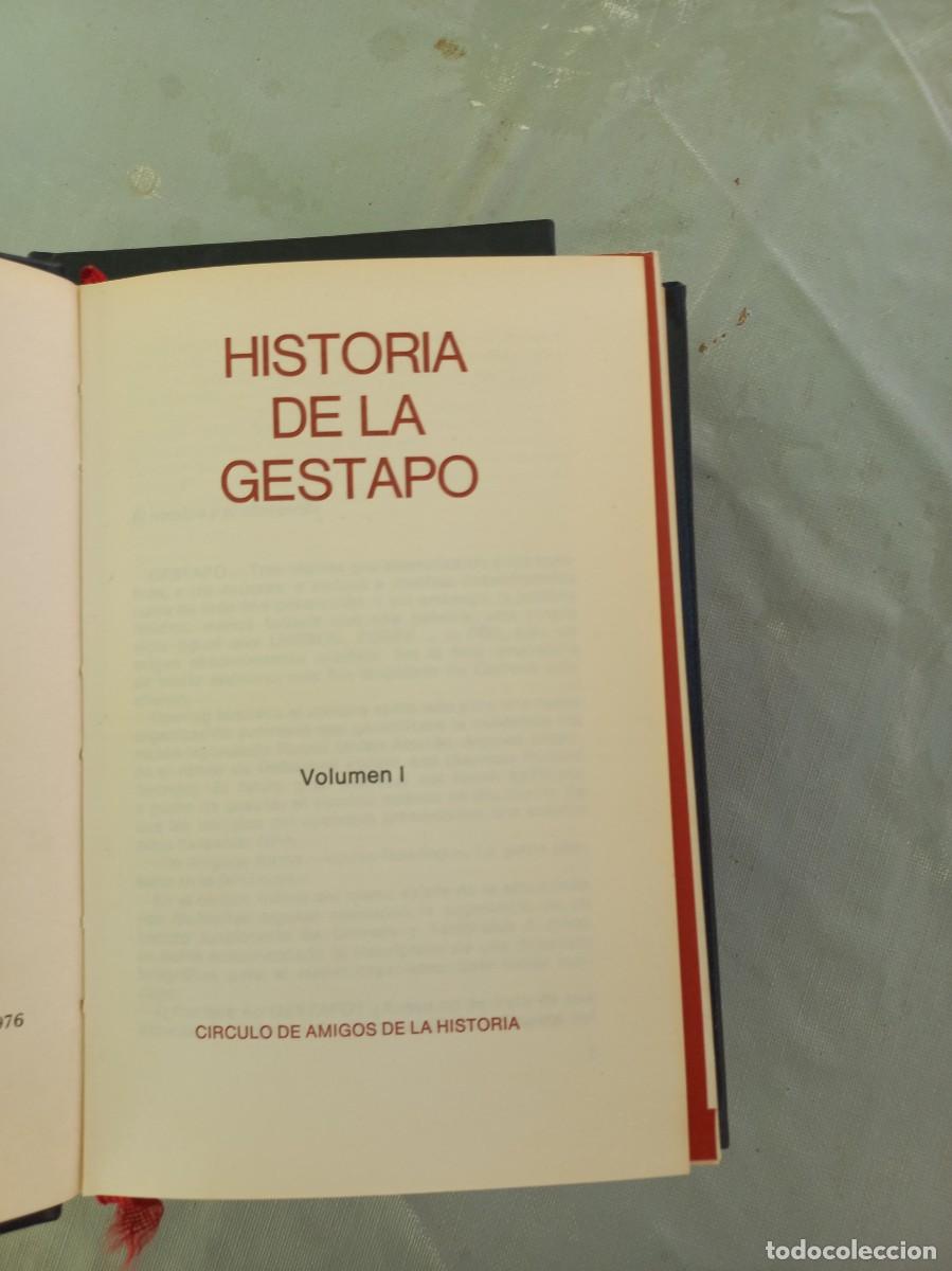 Libros de segunda mano: Historia de la Gestapo - Foto 3