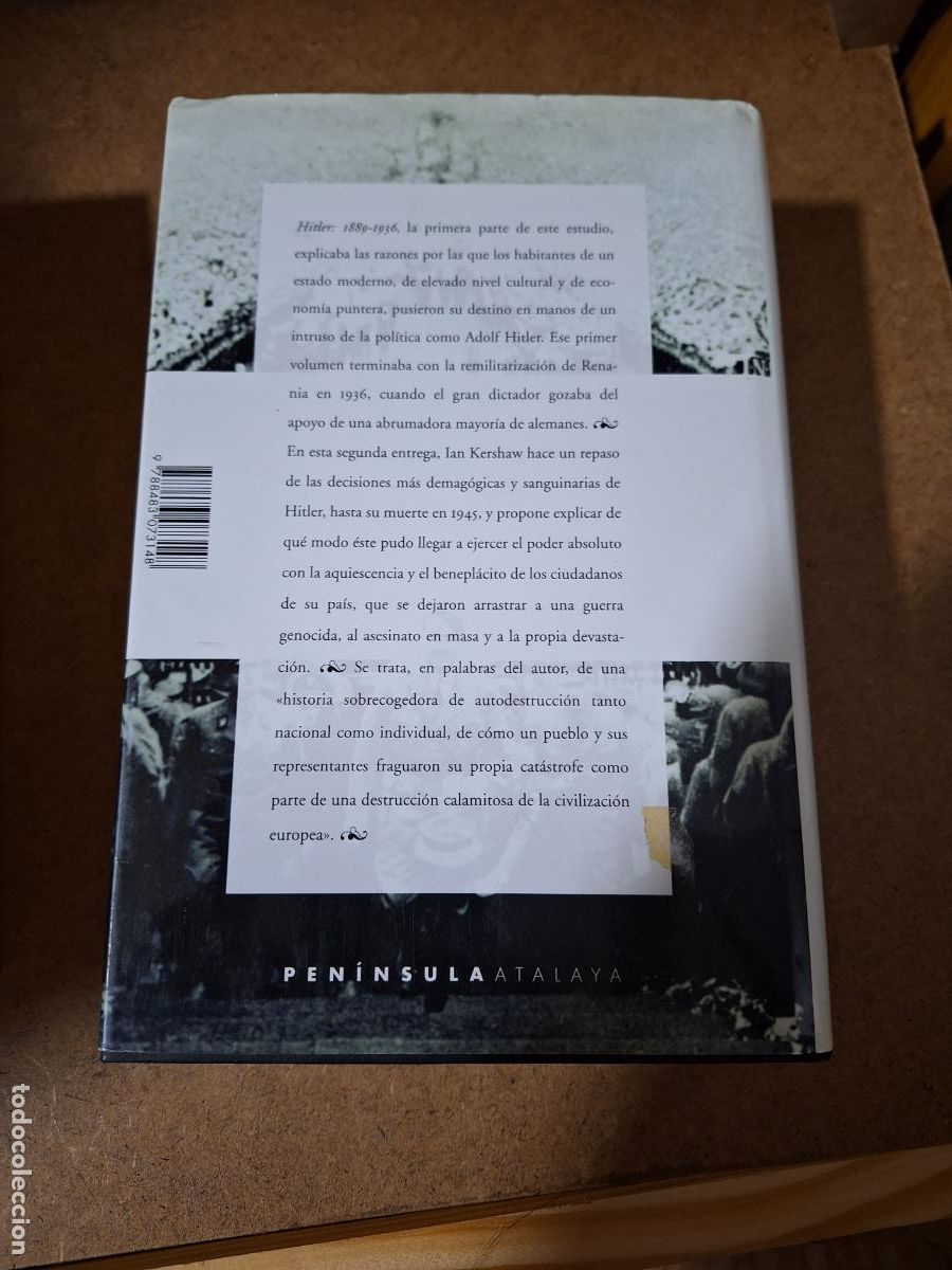 Libros de segunda mano: Hitler 1936-1945 - Ian Kershaw - Foto 2