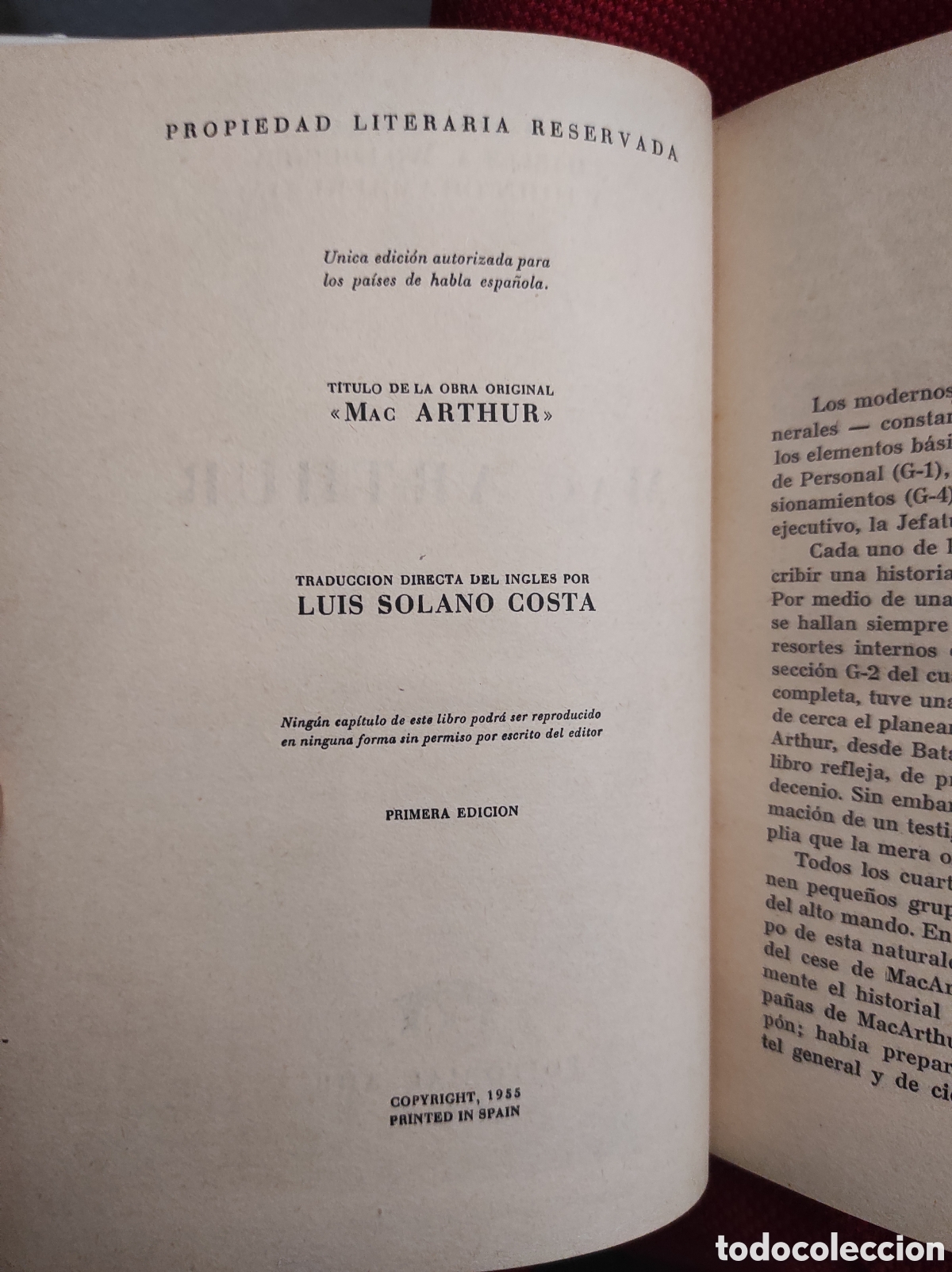 Libros de segunda mano: Libro Mac Arthur 1955 - Foto 3