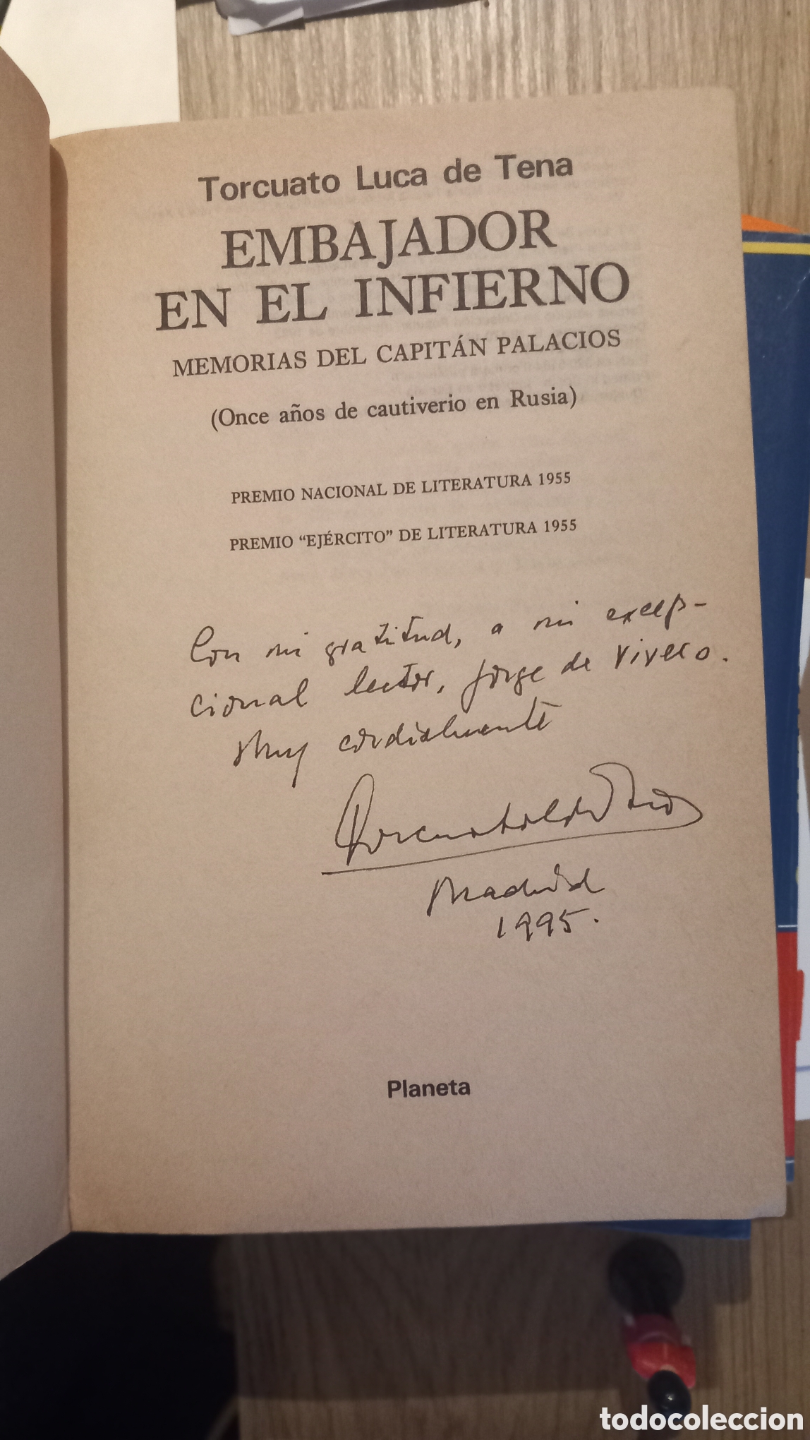 Libros de segunda mano: Embajador en el infierno - Foto 2