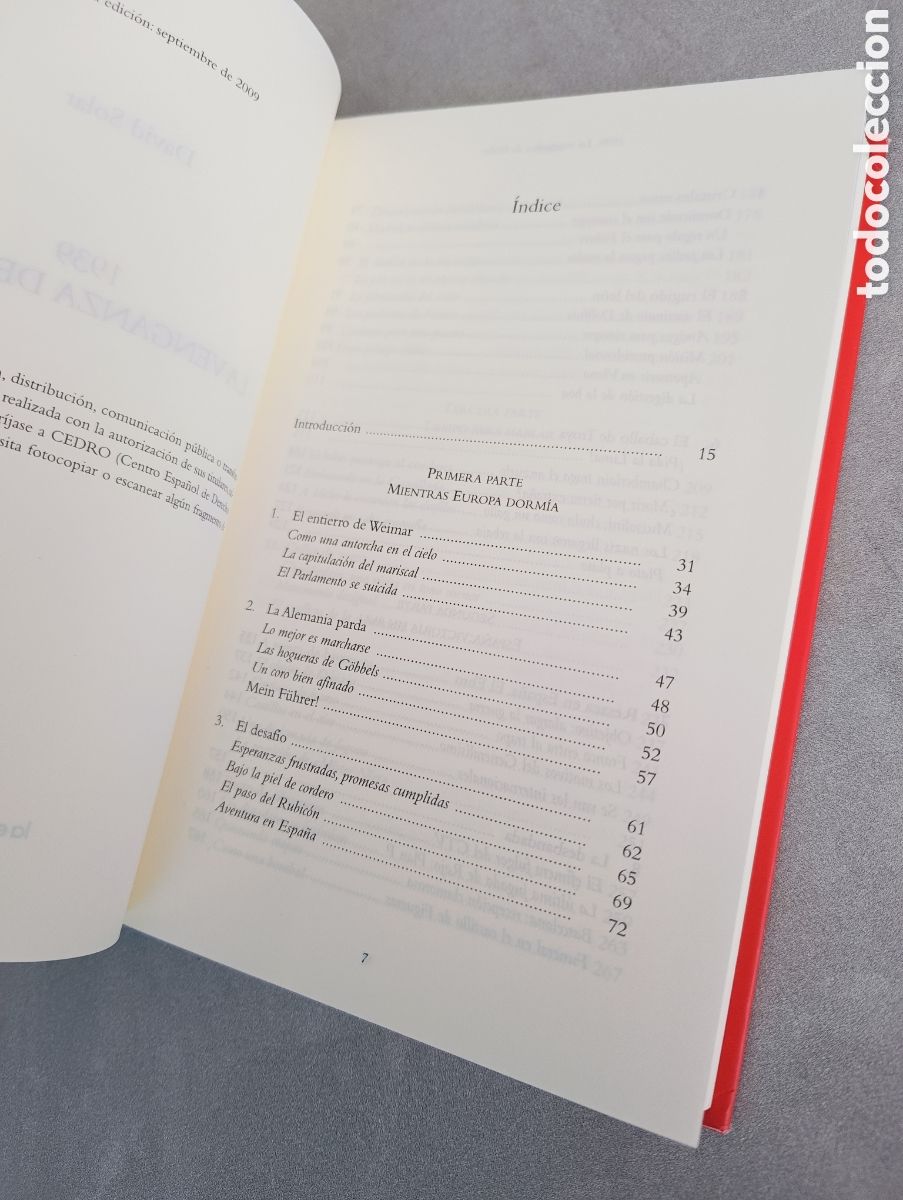 Libros de segunda mano: 1939 La venganza de Hitler. David Solar. - Foto 6