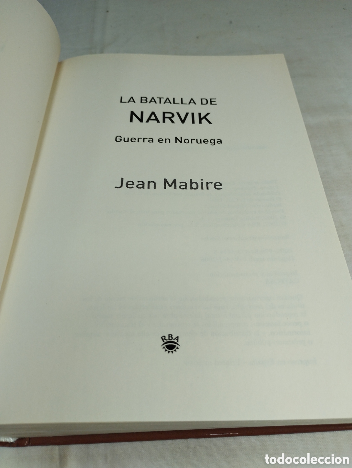 Libros de segunda mano: La batalla de Narvik. Jean Mabire, 2006 - Foto 2