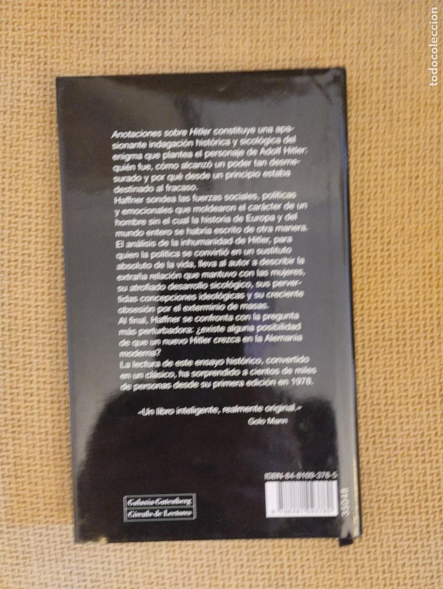 Libros de segunda mano: Anotaciones sobre Hitler - Foto 2