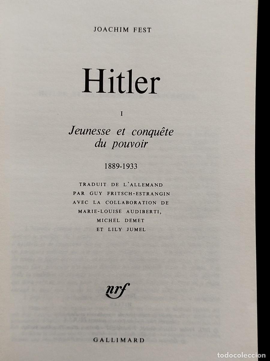Libros de segunda mano: 1973. Hitler. Joachim Fest. - Foto 2