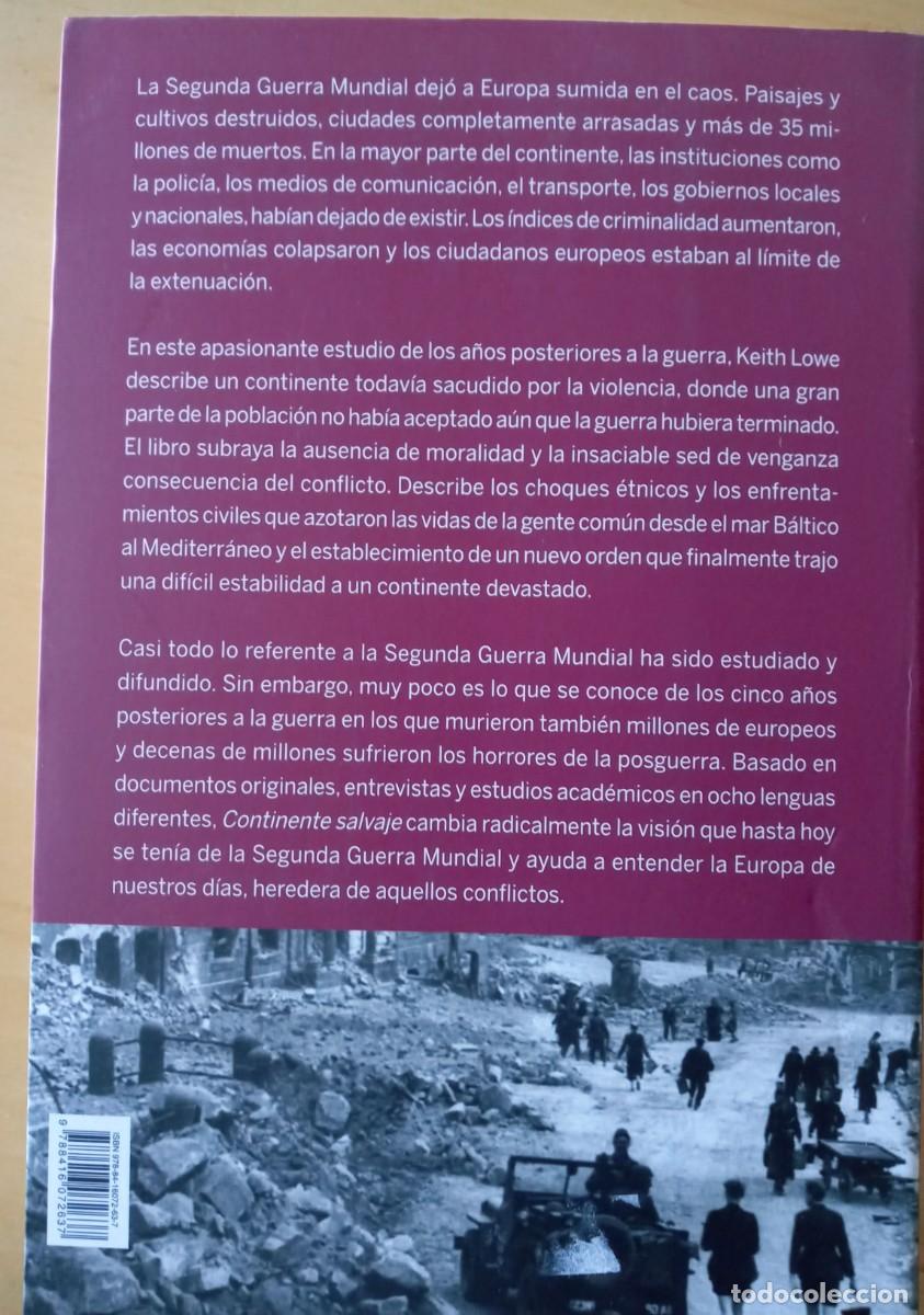 Libros de segunda mano: KEITH LOWE CONTINENTE SALVAJE - Foto 2