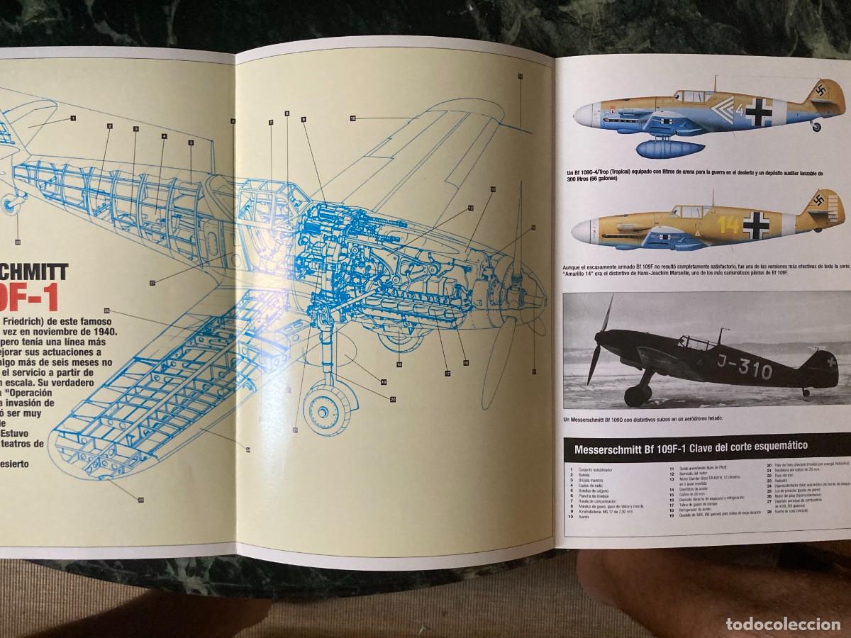 Libros de segunda mano: FICHA AVION MESSERSCHMITT BF 109 - Foto 2