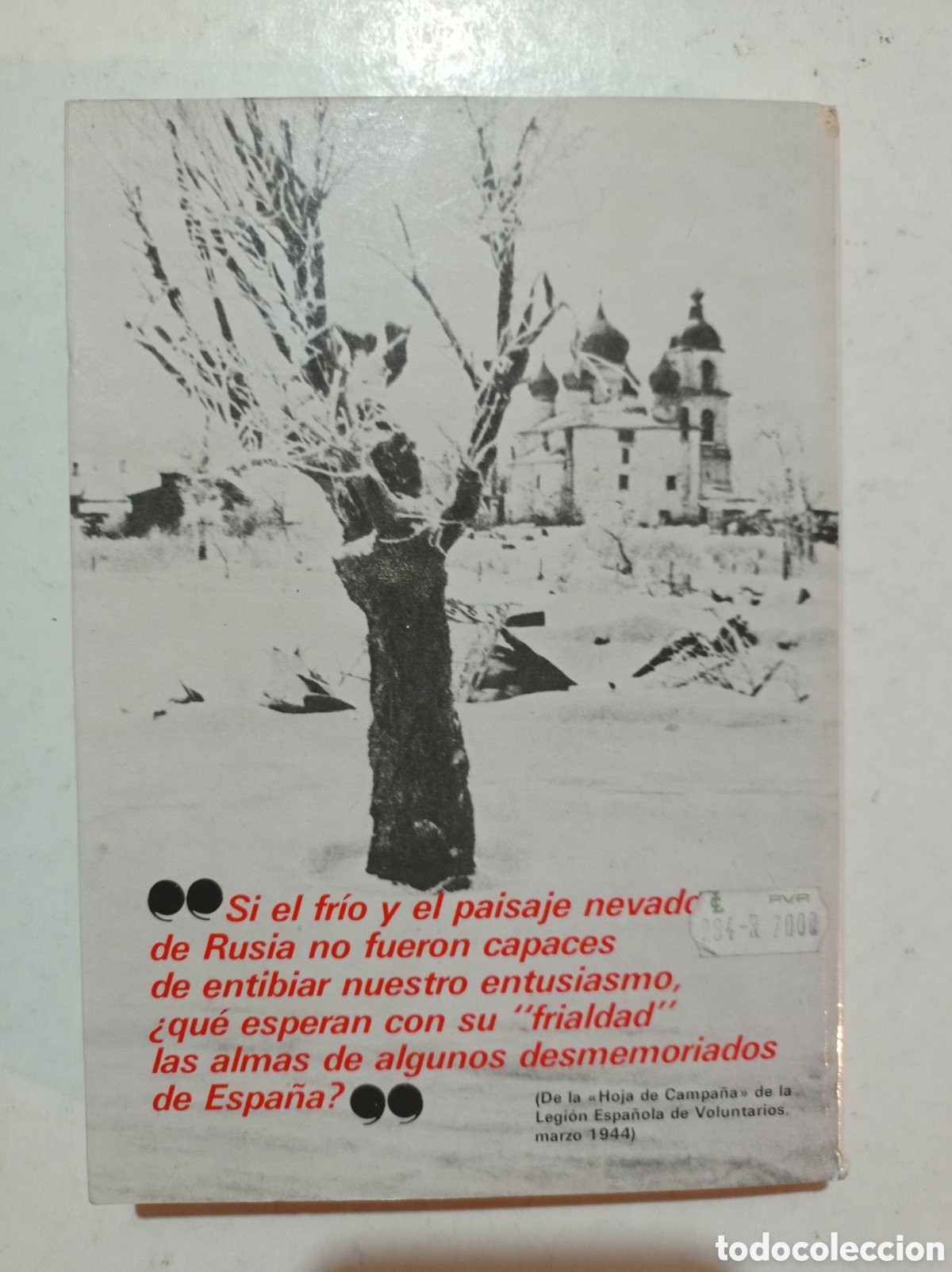 Libros de segunda mano: La balada final de la Divisi&oacute;n Azul. Los legionarios. - Foto 2