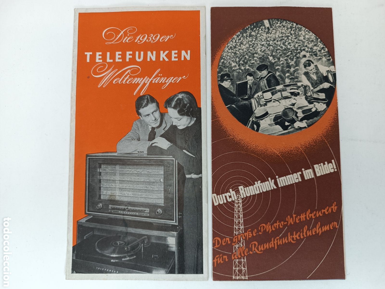 Libri di seconda mano: Volksempf&auml;nger 1939 Orig.! Telefunken Radio Rundfunk Esvastica NSDAP HJ Adolf Hitler WWII