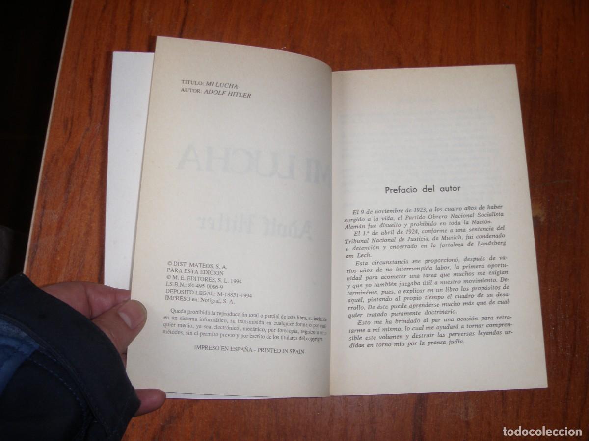 Libros de segunda mano: LIBRO MI LUCHA BUEN ESTADO GENERAL - Foto 3