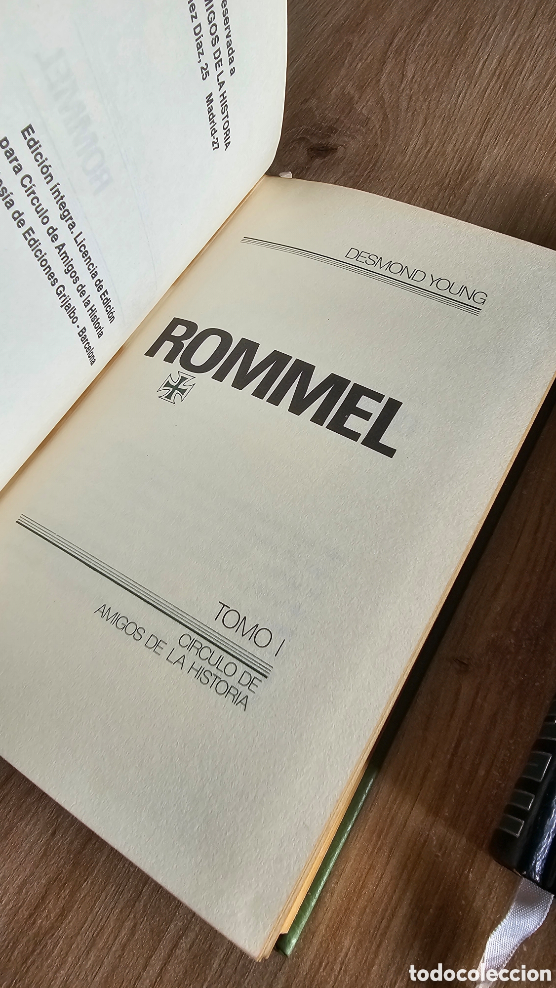 Libros de segunda mano: 3 tomos libro &rdquo;Rommel&rdquo; 1972 - Foto 4