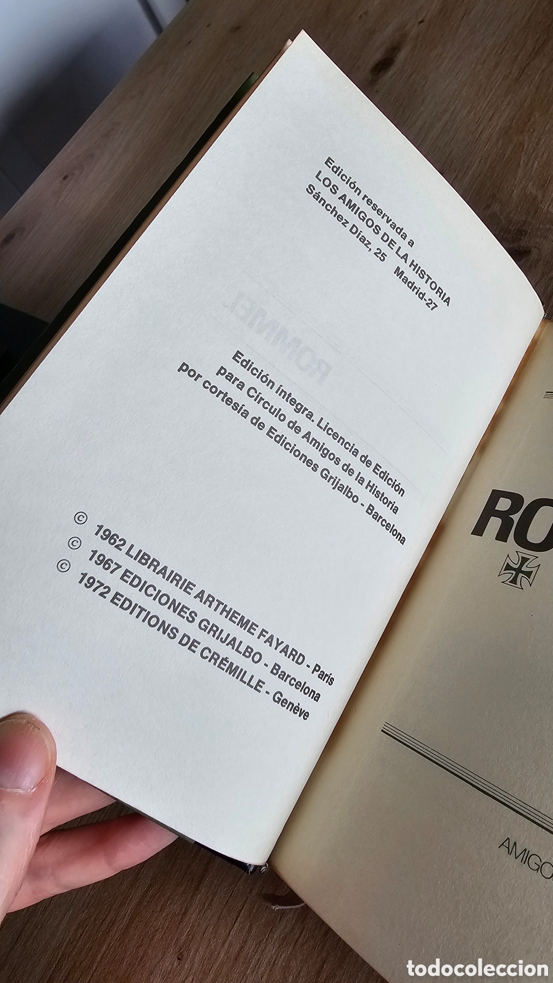 Libros de segunda mano: 3 tomos libro &rdquo;Rommel&rdquo; 1972 - Foto 5