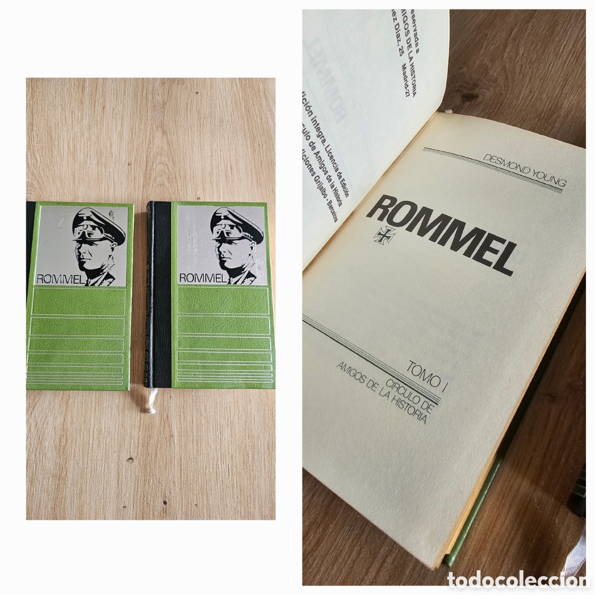 Libros de segunda mano: 3 tomos libro &rdquo;Rommel&rdquo; 1972 - Foto 1