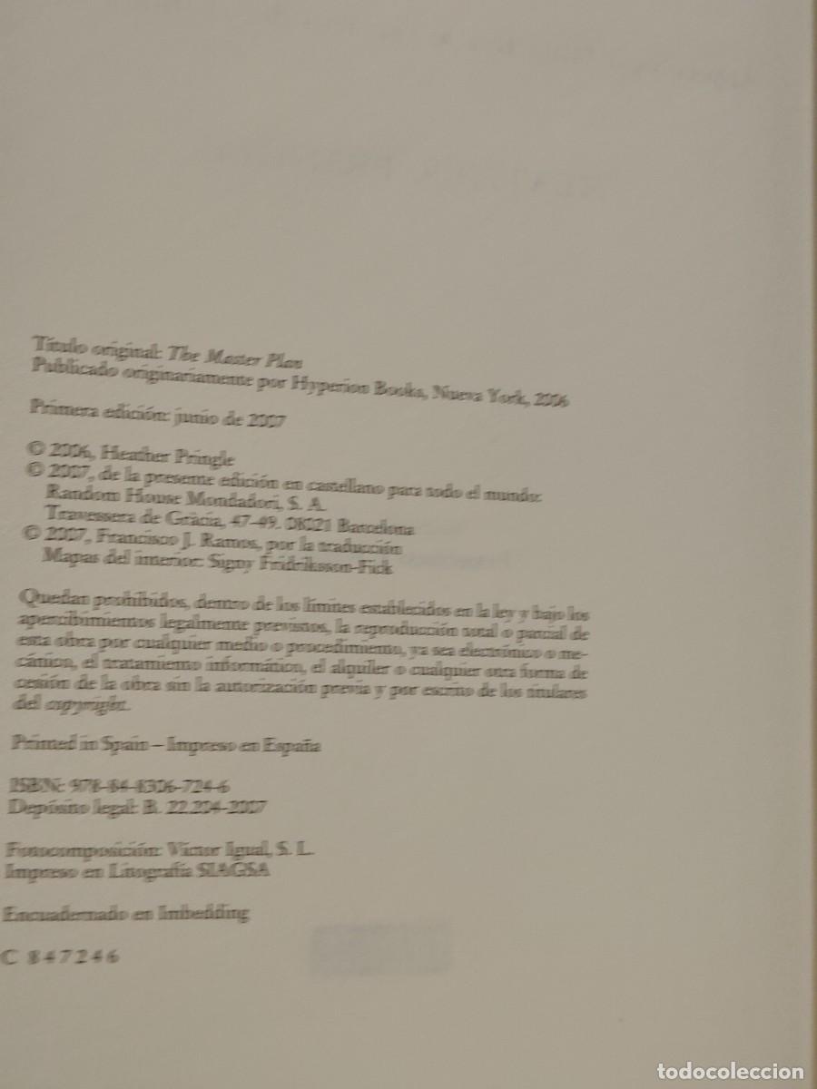 Libros de segunda mano: EL PLAN MAESTRO - HEATHER PRINGLE - DEBATE - - Foto 5