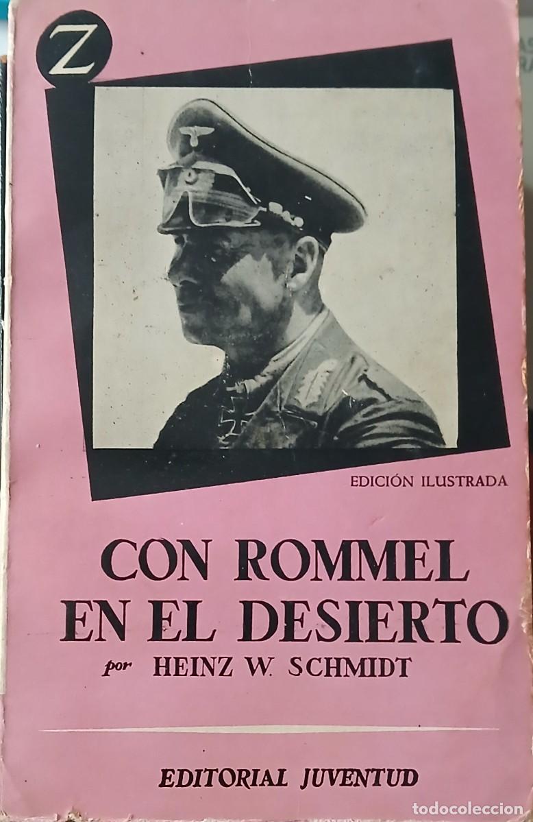Libros de segunda mano: Con Rommel en el desierto - Foto 1