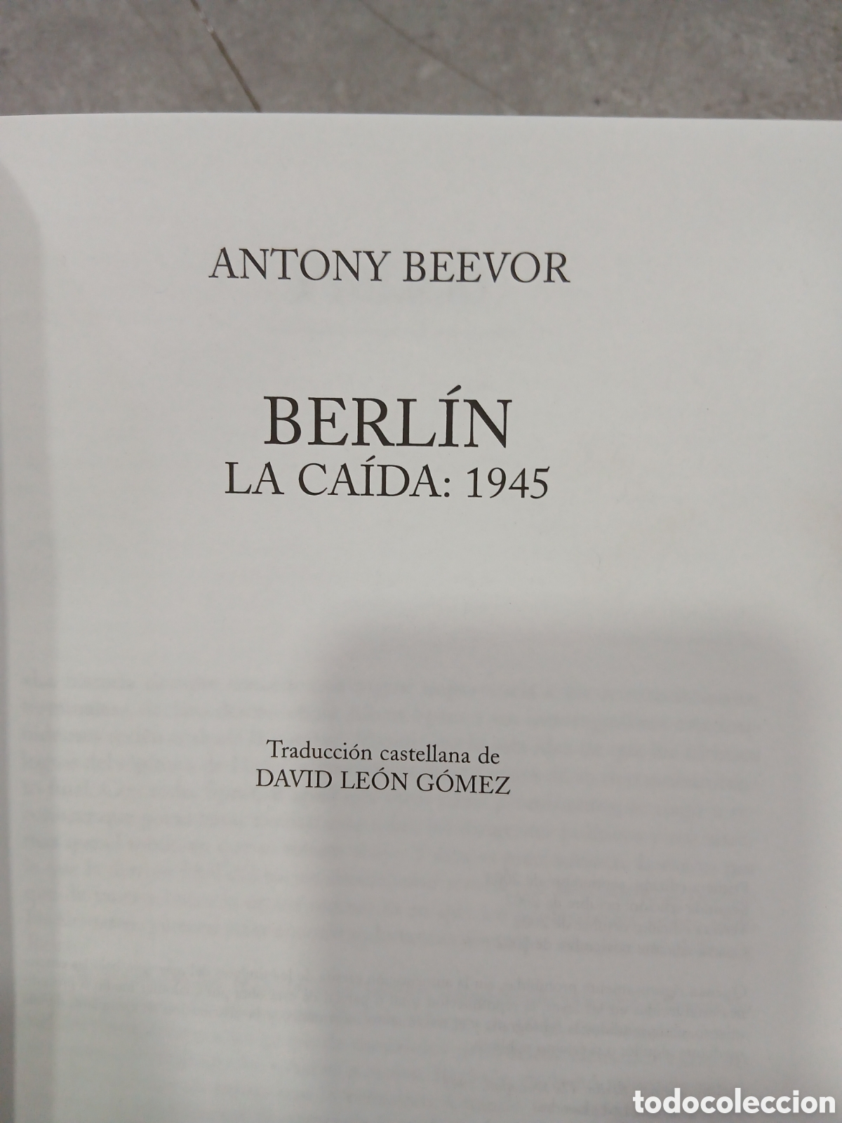 Libros de segunda mano: Libro. Berl&iacute;n. La Caida: 1945. (L98) - Foto 1