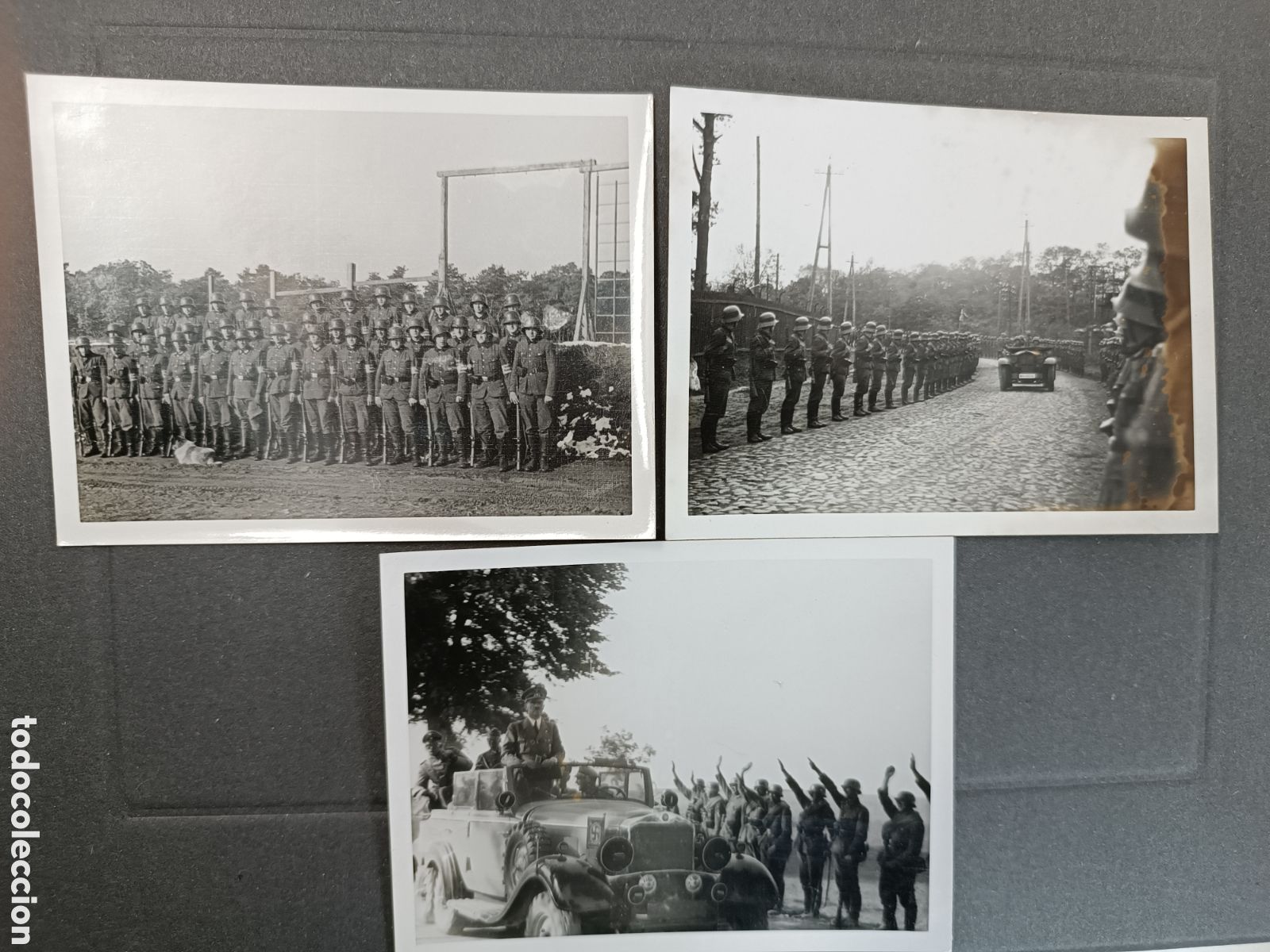 Gebrauchte B&uuml;cher: 3x foto Adolf Hitler F&uuml;hrer Wehrmacht Mercedes Esvastica NSDAP WWII