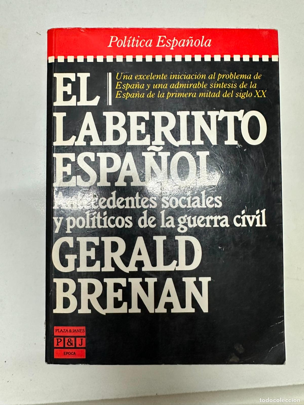 Libros de segunda mano: EL LABERINTO ESPA&Ntilde;OL. Gerald Brenan - Foto 1