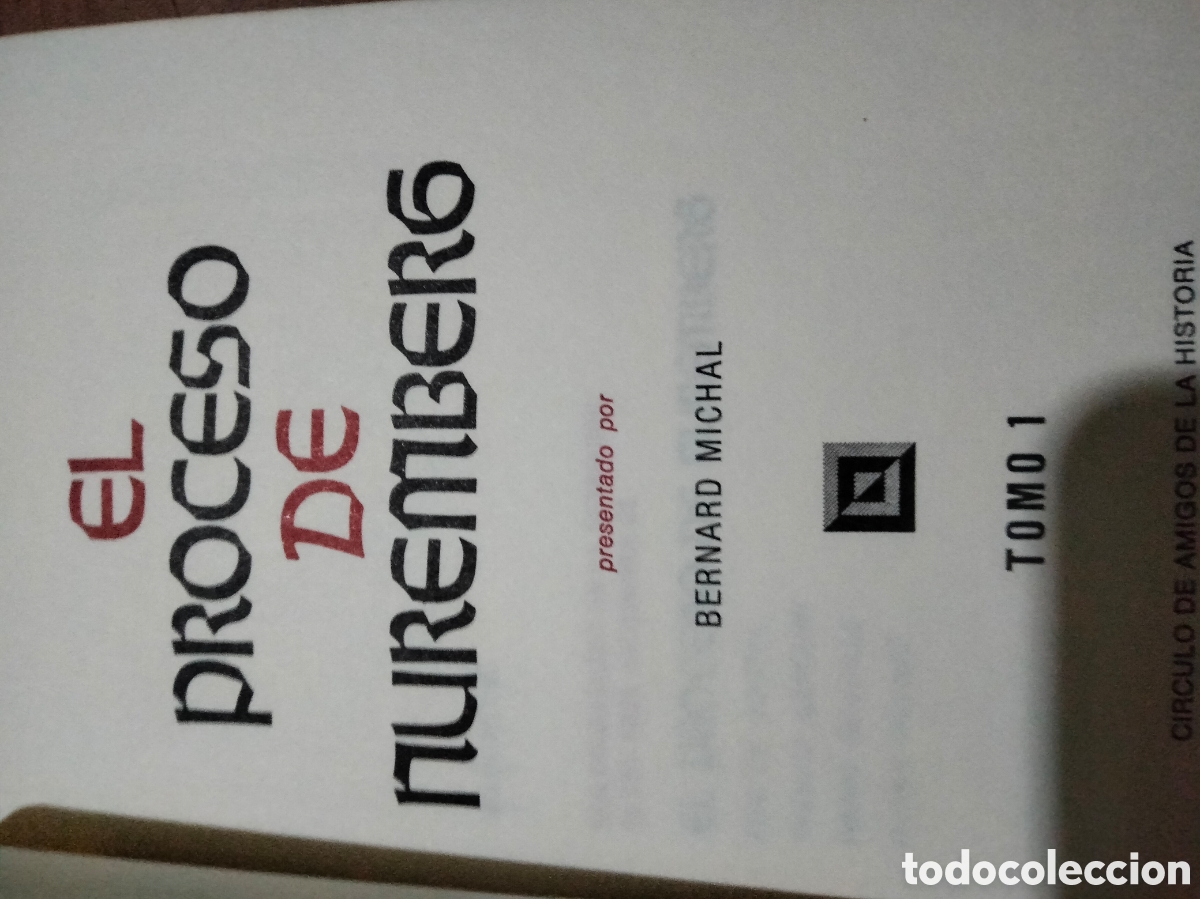 Libros de segunda mano: Los procesos de N&uacute;remberg, tomo 1. - Foto 4
