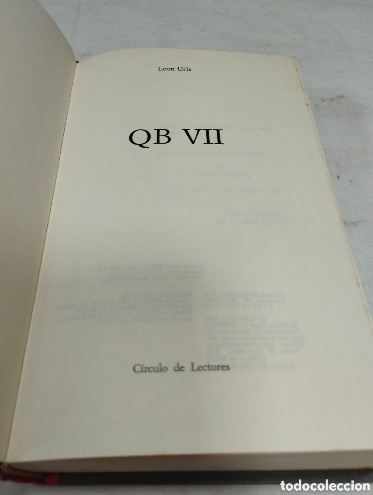 Libros de segunda mano: QB VII. Le&oacute;n Uris, 1970 - Foto 2