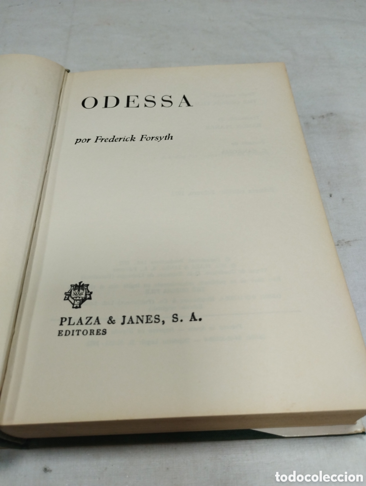Libros de segunda mano: Odessa. Fredrick Forsyth, 1973 - Foto 2