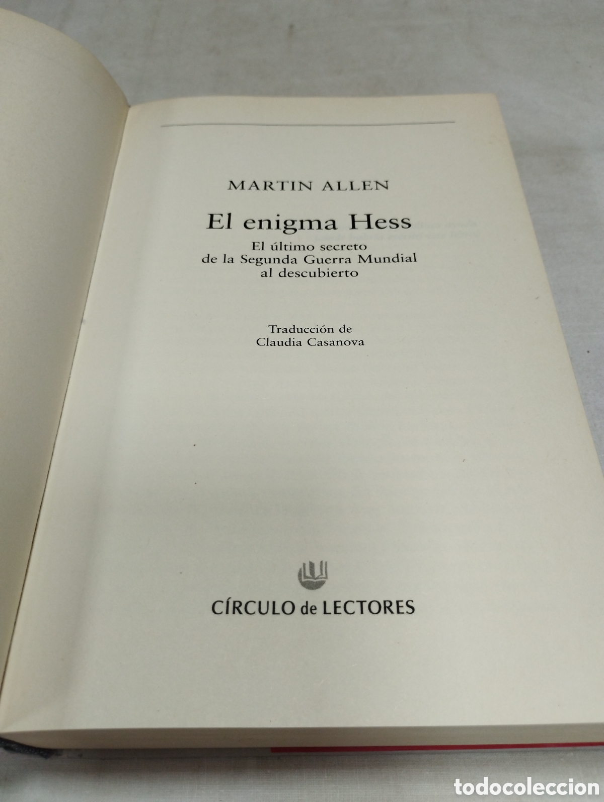 Libros de segunda mano: El enigma Hess. Martin Allen - Foto 2