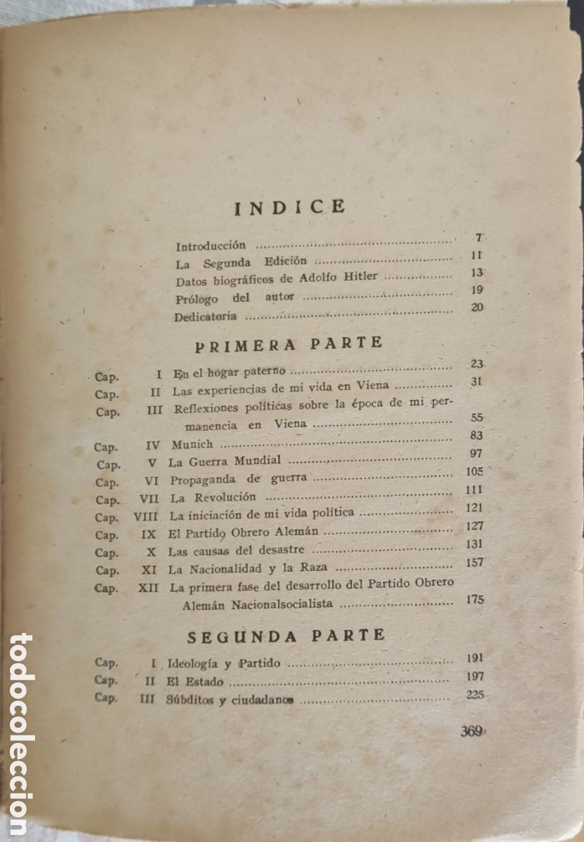 Libros de segunda mano: MI LUCHA. Adolf Hitler 2a edicion 1937 - Foto 10
