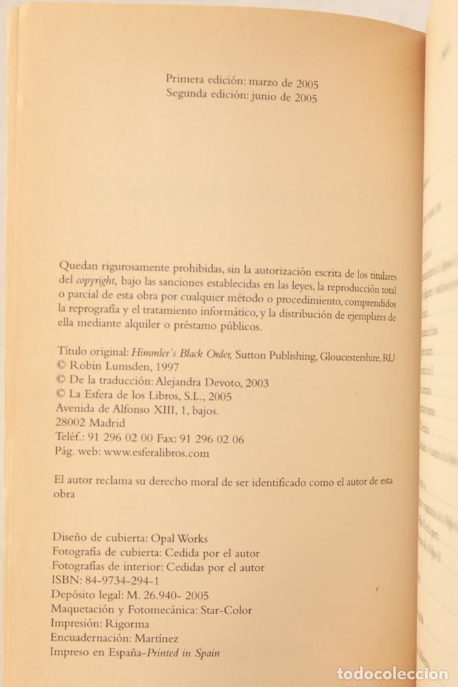 Libros de segunda mano: Historia secreta de las SS - Robin Lumsden - Foto 3