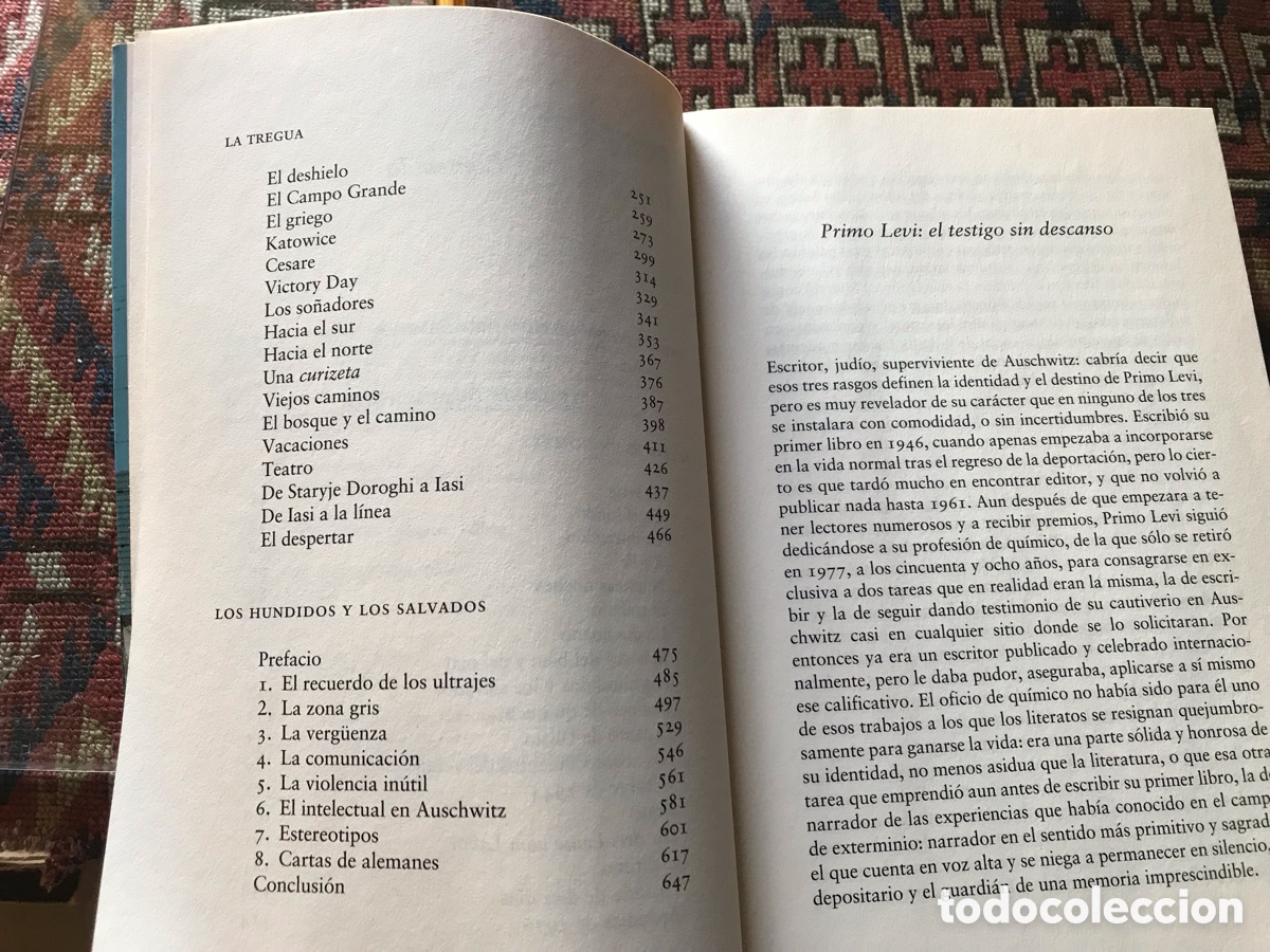 Libros de segunda mano: Trilog&iacute;a de Auschwitz. Primo Levi. El Aleph - Foto 6