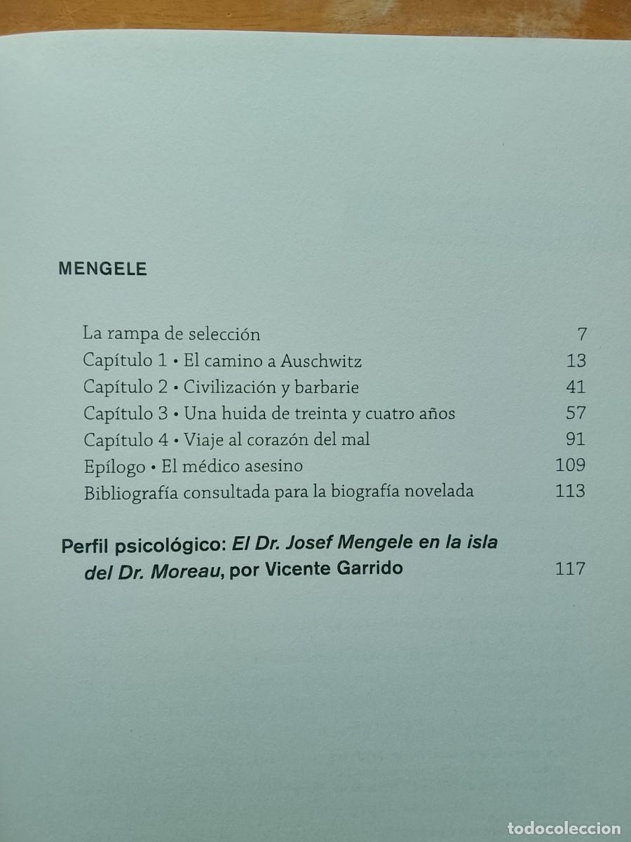 Libros de segunda mano: Mengele, el &aacute;ngel de la muerte de Auswitz - Foto 3