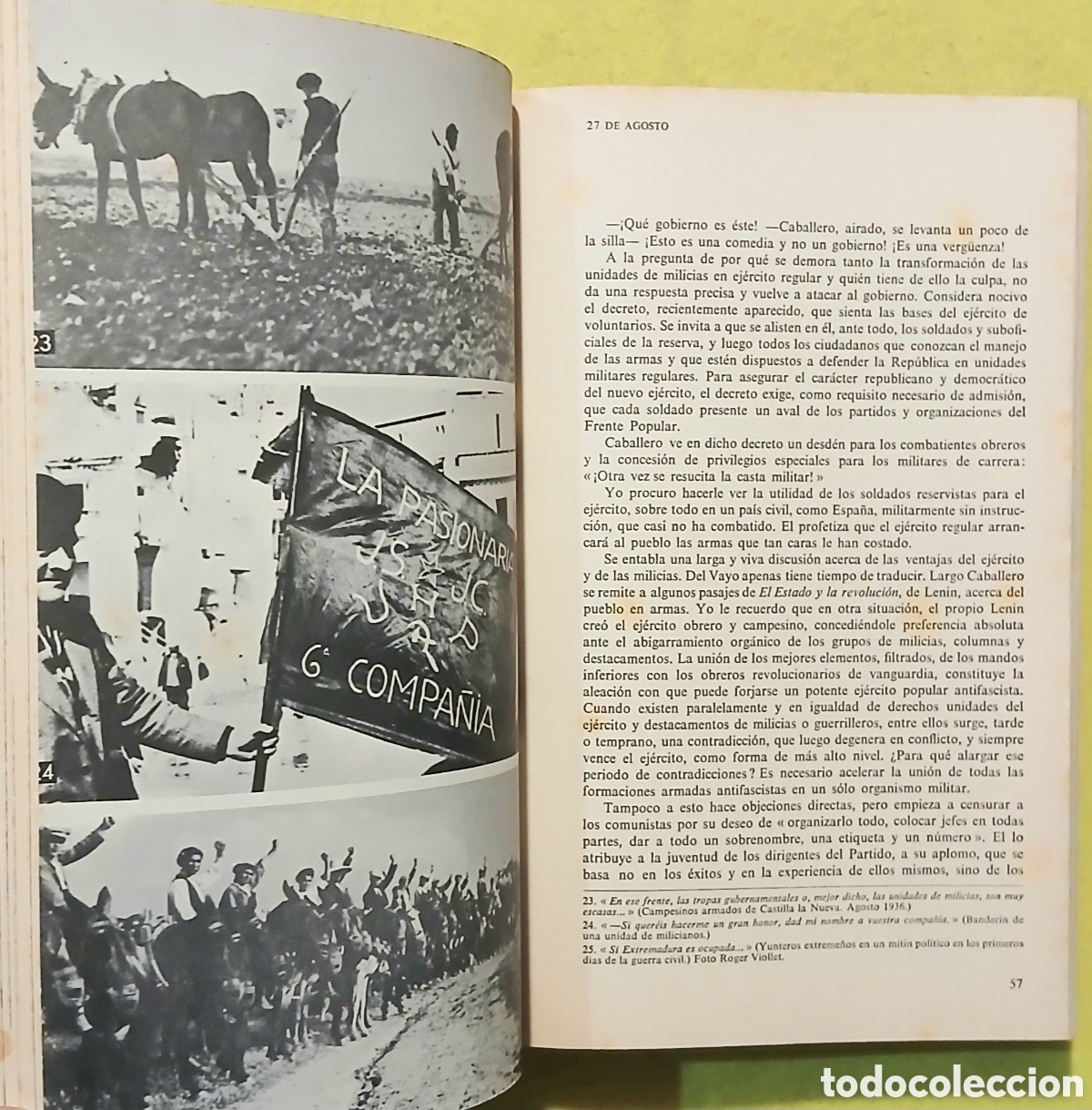 Libros de segunda mano: Diario de la guerra de Espa&ntilde;a, M.Koltsov - Foto 4