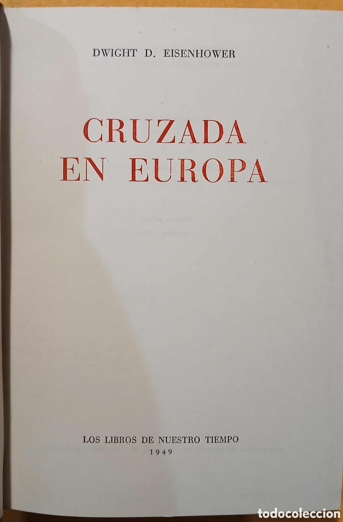 Libros de segunda mano: Cruzada de Europa, Eisenhower - Foto 4