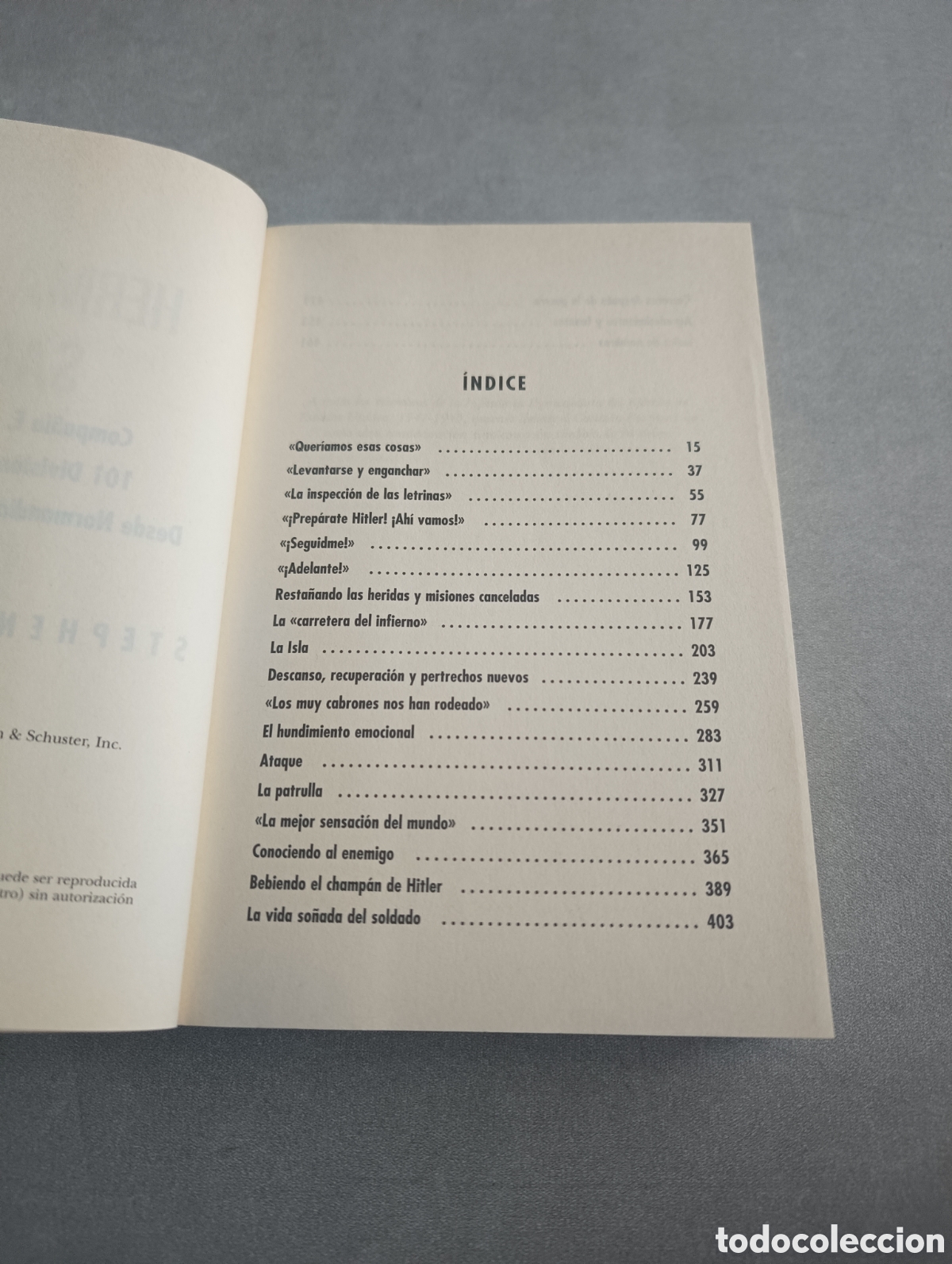 Libros de segunda mano: HERMANOS DE SANGRE - STEPHEN E. AMBROSE - SALVAT - - Foto 6
