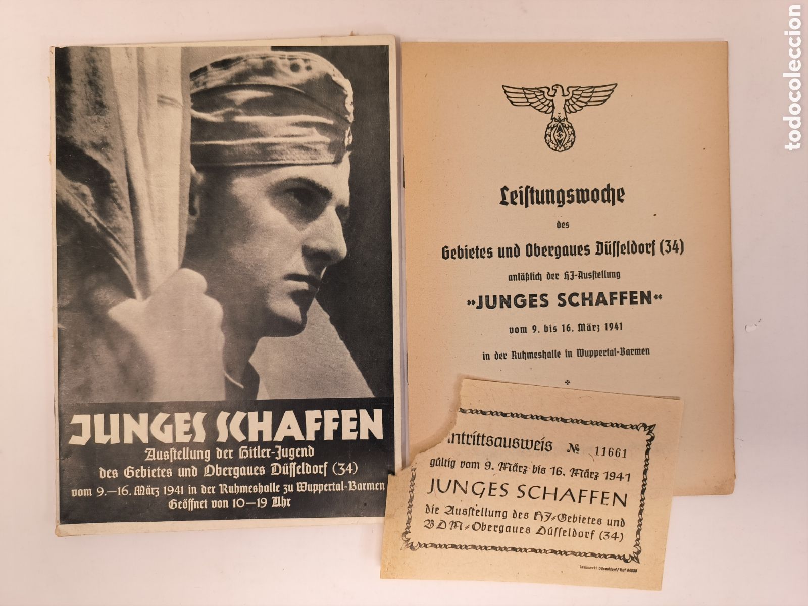 Libri di seconda mano: HJ Junges schaffen Austellung der Hitlerjugend 1941 BDM DJ Adolf Hitler NSDAP