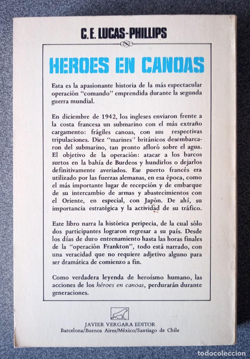Libros de segunda mano: Heroes En Canoas C.E.Lucas Phillips - Foto 8