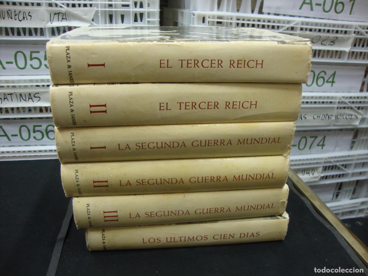 Libros de segunda mano: TOMOS I-II EL TERCER REICH I-II-III LA SEGUNDA GUERRA MUNDIAL Y LOS ULTIMOS 100 DIAS EN FOTOGR. DOC