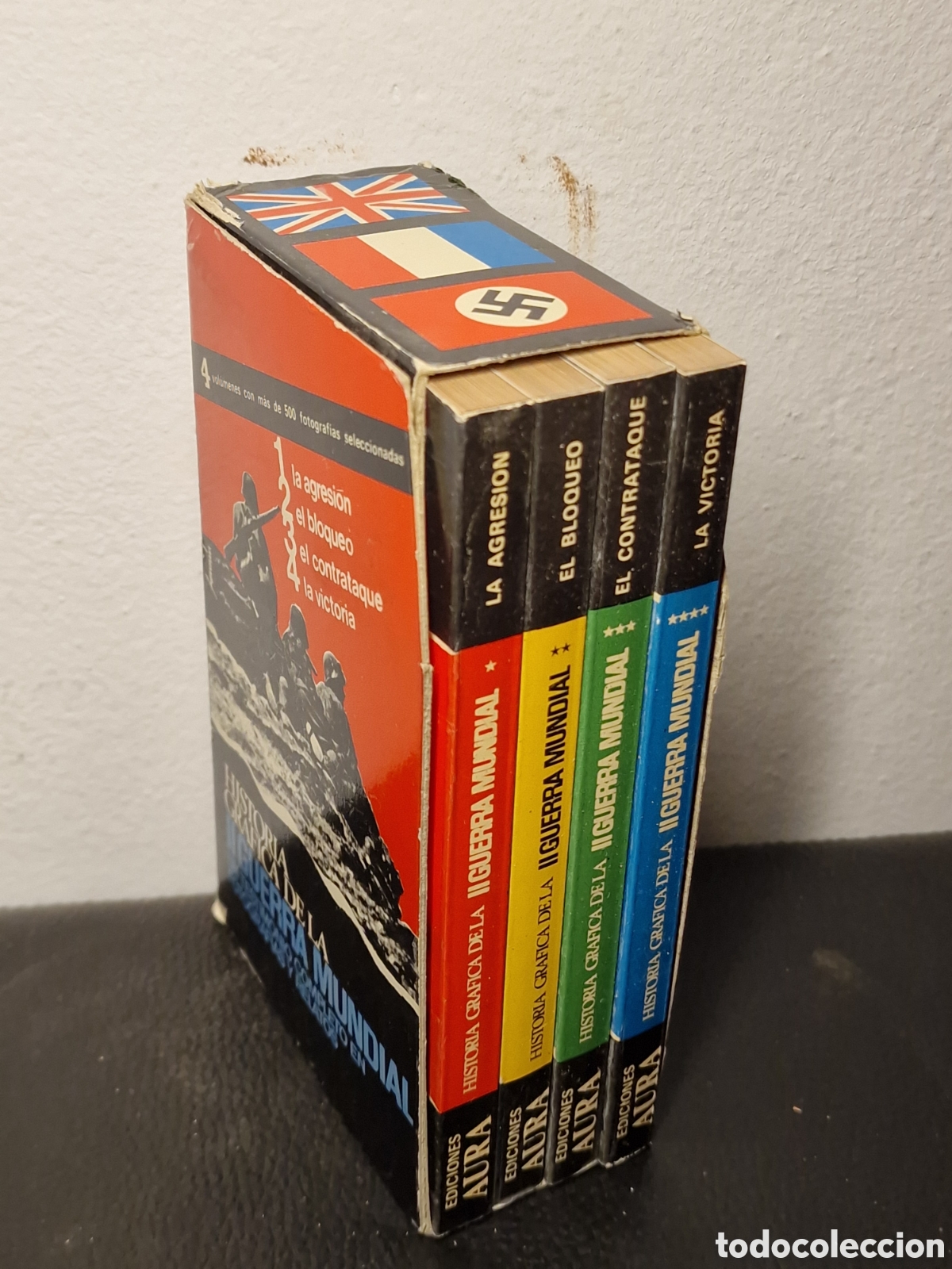 Libros de segunda mano: WW2 - HISTORIA GRAFICA DE LA II GUERRA MUNDIAL (COMPLETA 4 LIBROS) TESTIMONIOS FOTOGRAFIAS Y RELATOS