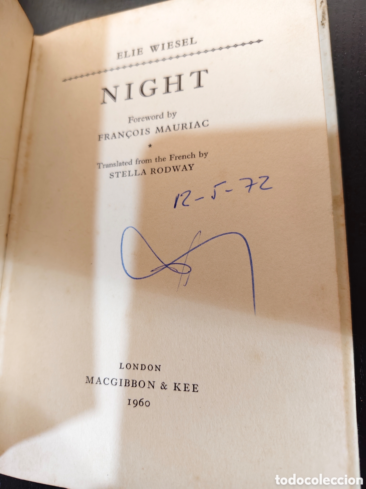 Libros de segunda mano: Libro NIGHT de Elie Wesel - Foto 3