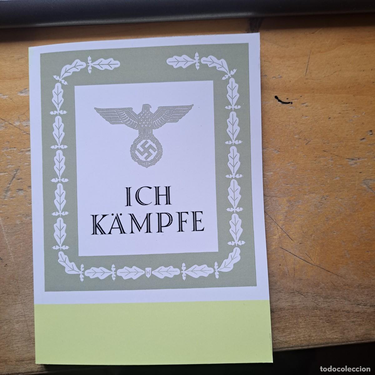 Libros de segunda mano: YO LUCHO ICH K&Auml;MPFE Libro que se entregaba a todo aquel que se incorporaba al NSDAP