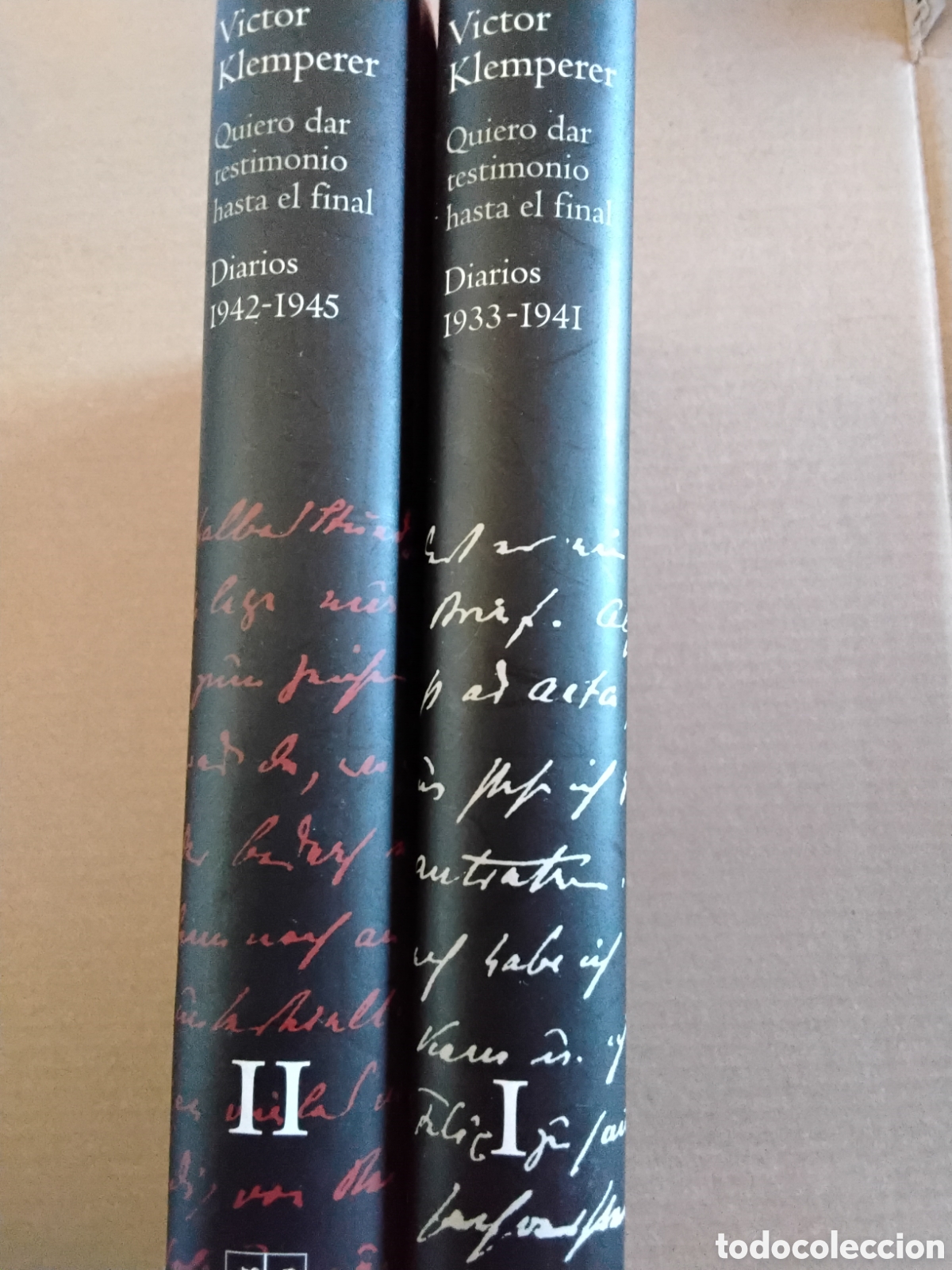 Libros de segunda mano: VICTOR KLEMPERER. QUIERO DAR TESTIMONIO HASTA EL FINAL. DIARIOS 1933-1941 Y 1942-1945