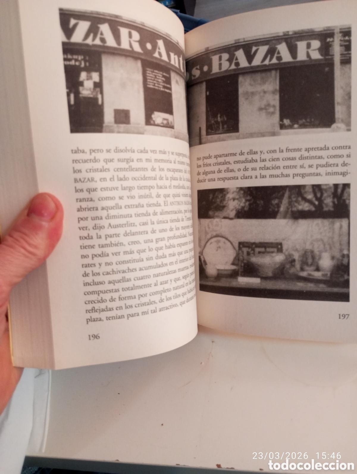 Libros de segunda mano: Austerlitz. W. G. Sebald , anagrama - Foto 3