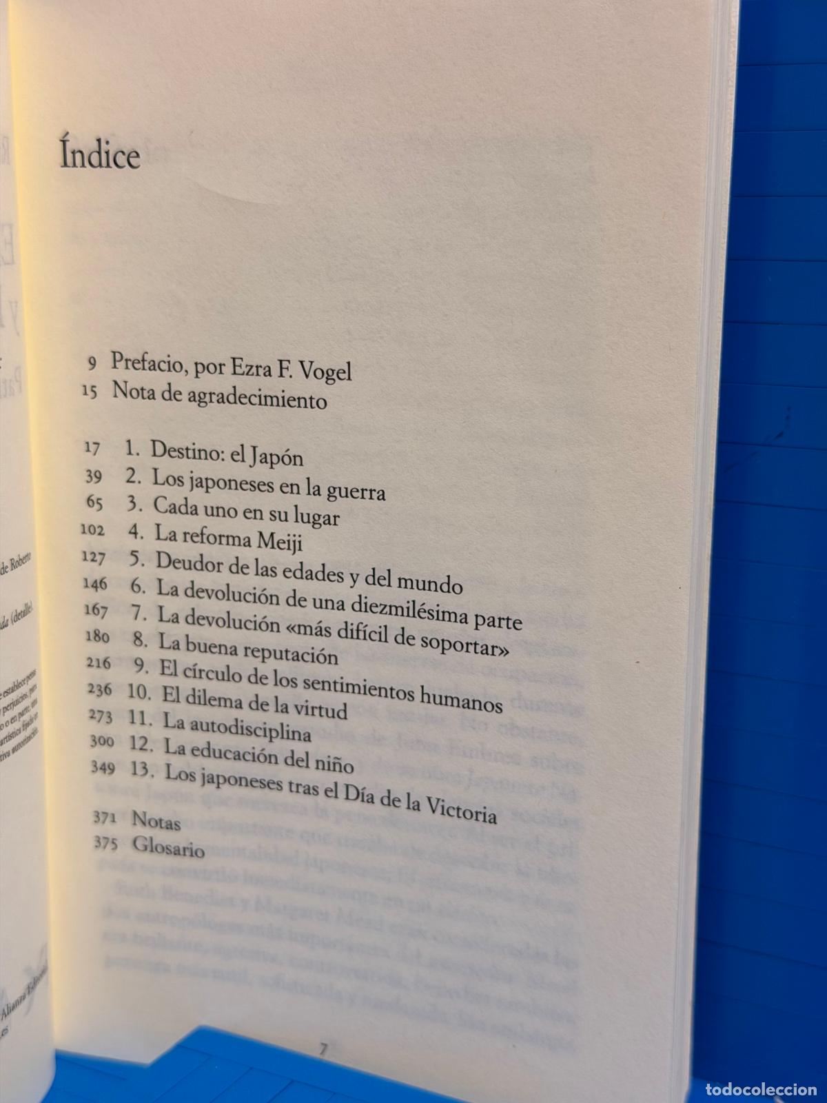Libros de segunda mano: CRISANTEMO Y LA ESPADA &ndash; ED. ALIANZA EDITORIAL &ndash; RUTH BENEDICT &ndash; 2015 - Foto 4