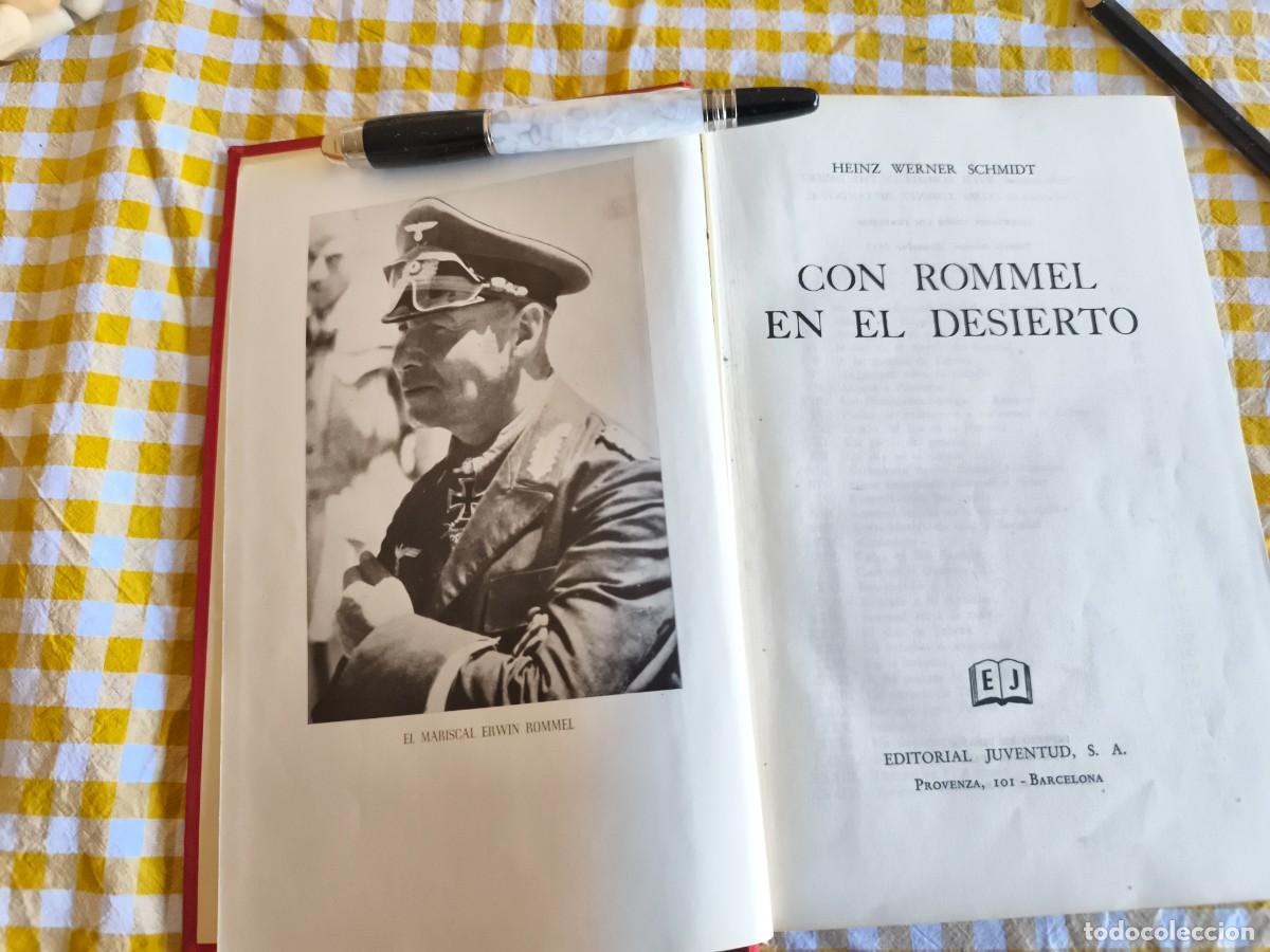 Libros de segunda mano: Con Rommel en el desierto ( h.w.schmidt) - Foto 4