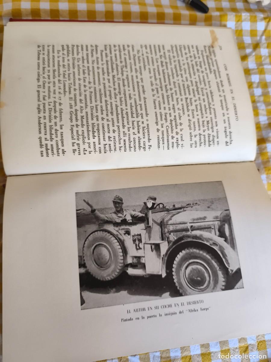 Libros de segunda mano: Con Rommel en el desierto ( h.w.schmidt) - Foto 8