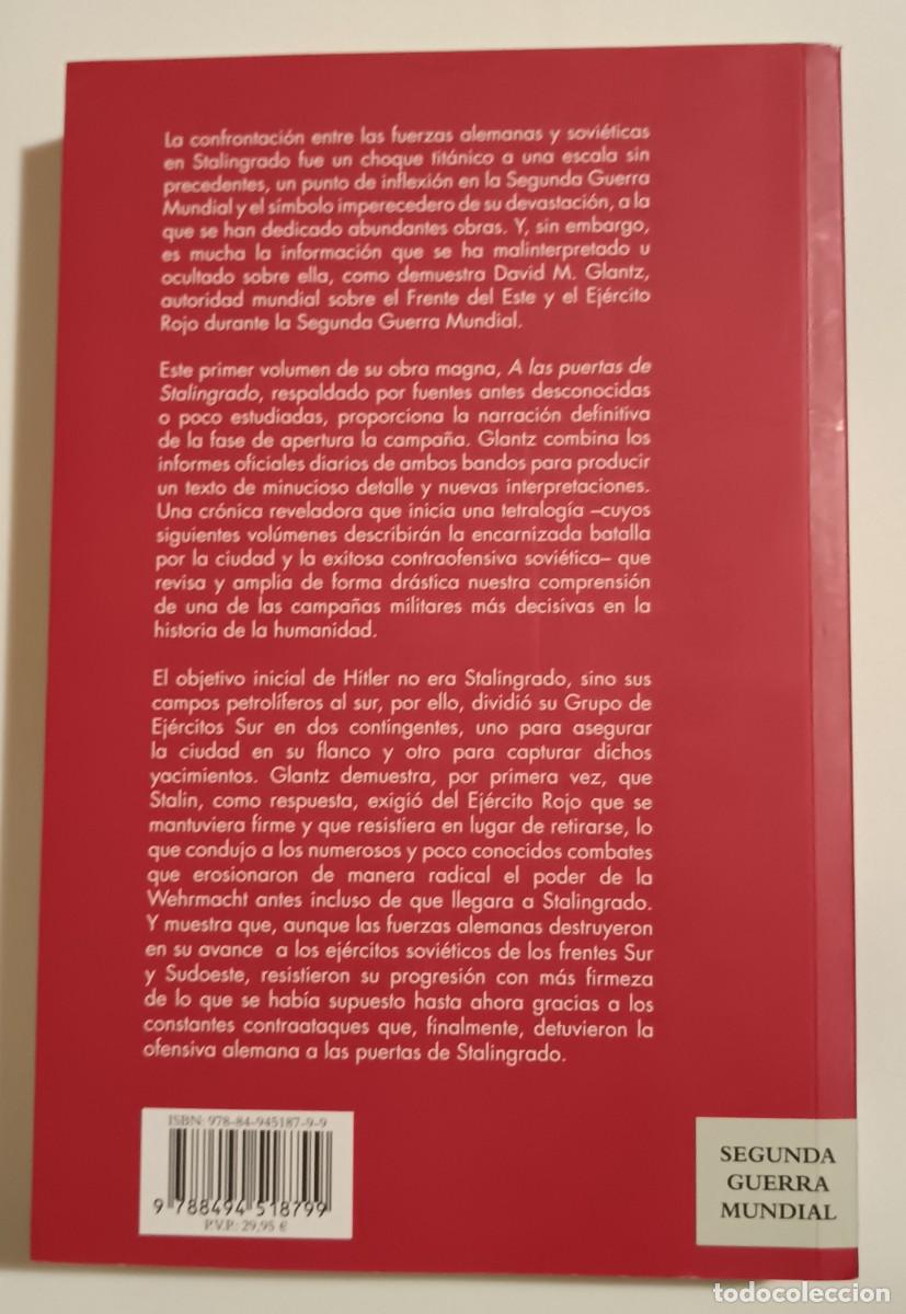 Libros de segunda mano: David Glantz-A las puertas de Stalingrado. - Foto 2